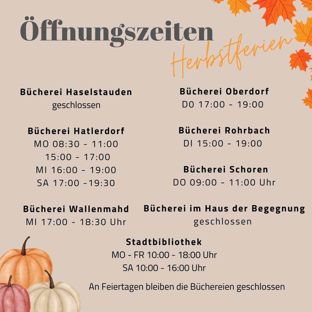 Herbstferien