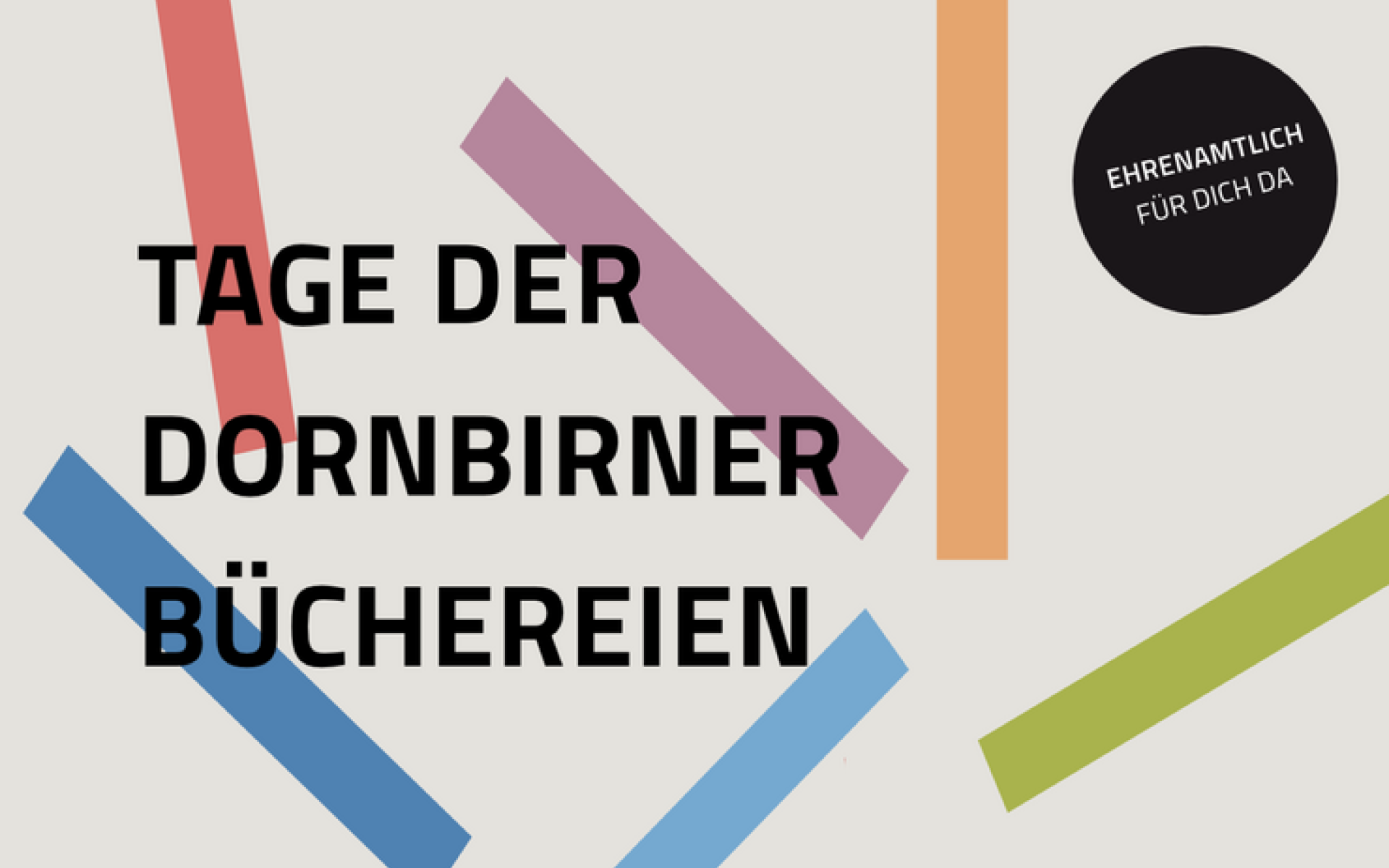 Tage der Dornbirner Büchereien